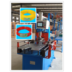 1246 coiling and film wrapping integrated machine coiling 1.5mm2 electric wire 2 roll per minute - Product Image 1