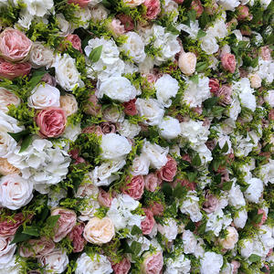 8x8 piedi <span class=keywords><strong>di</strong></span> seta artificiale rosa parete sullo sfondo del pannello, utilizzato per la decorazione del palcoscenico per matrimoni, feste, compleanni o san valentino - Product Image 6