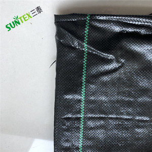 เสื่อคลุมดิน PE คลุมด้วยหญ้าสำหรับการเกษตรทอรั้วตะกอนผ้าสิ่งทอภูมิศาสตร์พลาสติก PP เสื่อวัชพืชสีดำ - Product Image 1