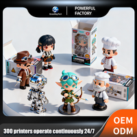Figurines d'action en résine artificielle de collection, service d'impression 3D en PVC, jouets mignons personnalisés, figurines de modèle, surface personnalisée