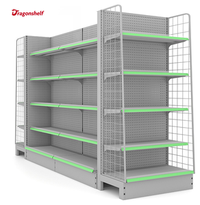 Estanterías Metálicas de Una Cara para Supermercados, Sistemas de Estanterías de Góndola para Hipermercados - Product Image 6