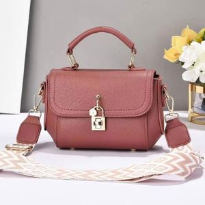 Chic Leather Handbags Girls Simple Plain Color Crossbody Shoulder Bag Waterproof PU Hand Bag - Product Image 2