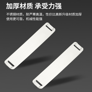 Étiquette de câble en acier inoxydable 0,5*19*89 mm, prévention de la rouille, utilisation pour équipement industriel - Product Image 3