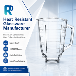 Jarra de Vidrio Transparente de Alta Calidad para Licuadora con Conjunto de Cuchillas Robusto para el Procesamiento Diario de Alimentos - Product Image 1