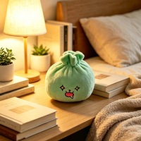 Jouet Squishy en Peluche en Forme de Boulette Vapeur Réaliste, Anti-Stress et Gadget de Décompression pour Enfants et Adultes, Soulagement de l'Anxiété, Prix de Gros