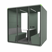 Cabine d'enregistrement vocal professionnelle insonorisée pour studio, cabine silencieuse pour salle de création audio en centre commercial