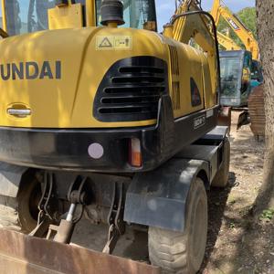 Excavatrice d'occasion Hyundaii 60w-7 Excavatrice d'occasion 60w-9 Doosan Dx60w Excavatrice sur pneus - Product Image 5