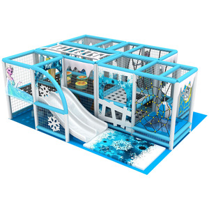 عالية الجودة مسرح الأطفال رياض الأطفال اللعب منزل صغير من البلاستيك معدات ملعب داخلي مع لعبة الانزلاق - Product Image 3