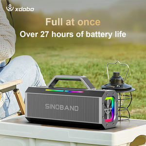 XDOBO SINOBAND Alps 150W Tragbarer Lautsprecher mit 2 drahtlosen Mikrofonen mit Lichtern Unterstützt USB/TF/AUX/TWS für Home Party - Product Image 2