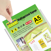 Promotion suspendu porte-signe A5 publicité affichage cadre photo montage mural porte-affiche en plastique