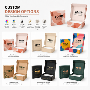 Venta al por mayor de fábrica, gran oferta, diseño gratuito, logotipo personalizado, caja de regalo corrugada tipo avión, ecológica, para ropa, lencería femenina - Product Image 5