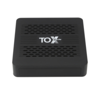TOX5 Lite Android 14 Quad Core Smart TV Box S905X5M Wifi Dual 1000M LAN BT4.1 Compatible con H.265 4K 60fps DLNA USB3.0 Reproductor Multimedia