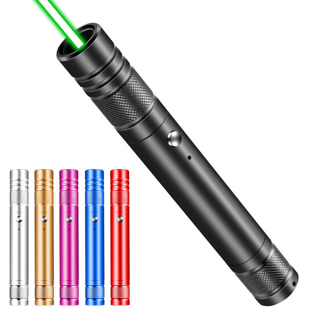 Long Range Red Green Laser Pointer 2000 Meters High Power Pen Red Green Lazer for Cat Toy Laser Toy USB Charge Red Green Light