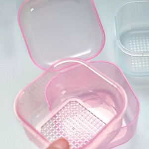Nail Drill Bits Cleaning <b>Box</b> Disinfection Container Manicure Sterilization Trays Salon Supplies Sterilizer Cup With Drain Basket - Product Image 5