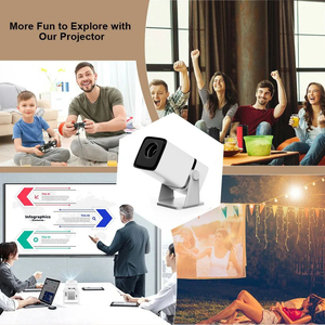 New Arrival CE/FCC Certified 150 ANSI Lumens Portable LCD <b>Projector</b> 1080P Support <b>Android</b> 11 | Stunning Visuals Home A86 Auto Fo - Product Image 1