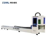 CORAL CRL-6012QG-A Máquina de Corte Láser de Fibra CNC Automática de 3000W para Tubos Metálicos, Alta Precisión, Compatible con PLT AI