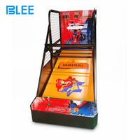 Machine de basket-ball électronique d'arcade de rue, centre de divertissement intérieur à pièces, BLEE, fabrication directe