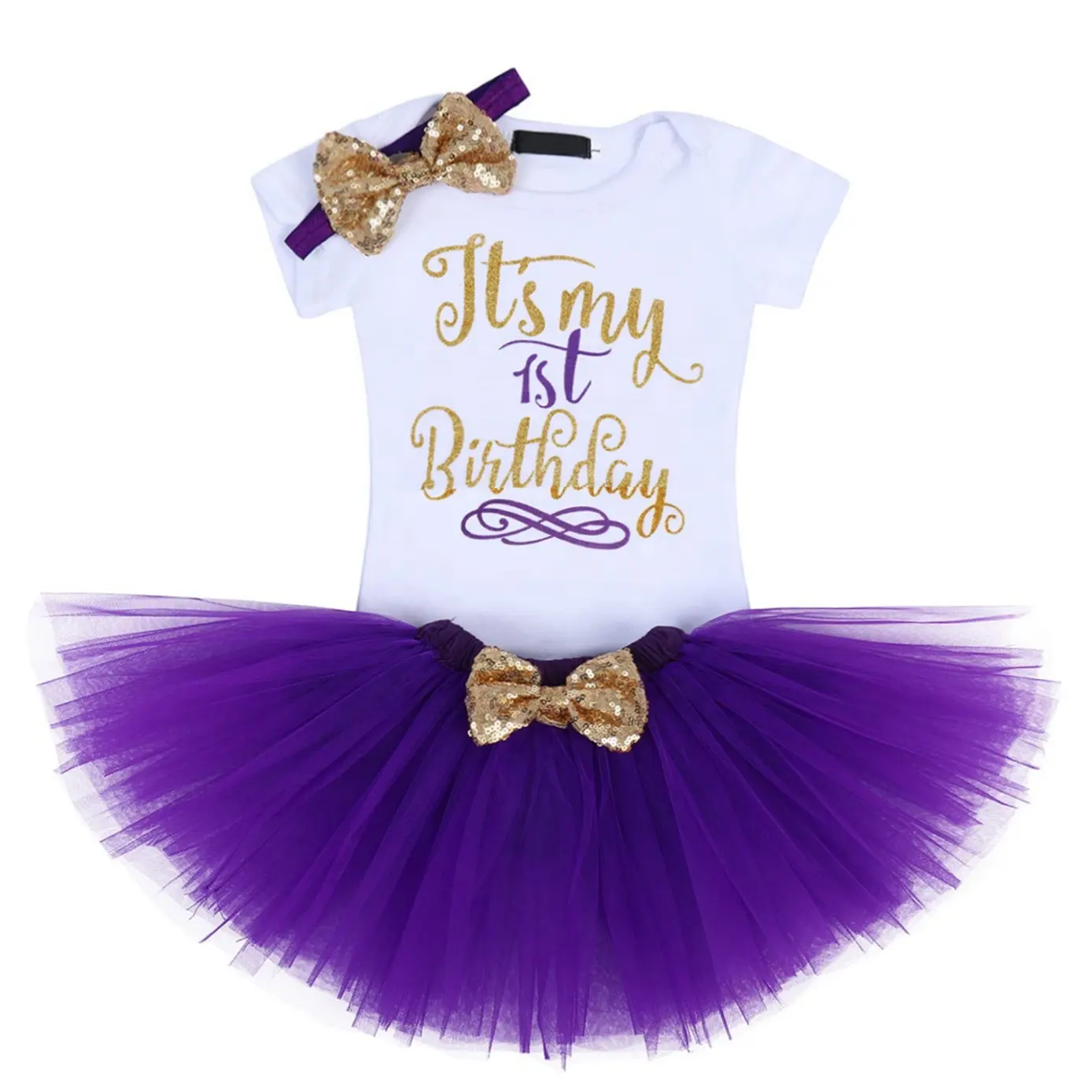 Groothandel Multi-Color Verjaardag Dans Tule Regenboog Strik Baby Tutu Rokken Dans Boetiek Pettish Party Prinses Jurk