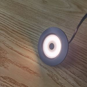 12V Điện Áp Thấp Lõm 50Mm Nhà Bếp Dưới Tủ Chiếu Sáng Puck Đèn <span class=keywords><strong>LED</strong></span> Puck Đèn Undercupboard Đèn - Product Image 1