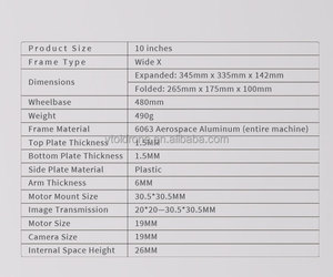 Estructura de Dron Aerodinámica de Alta Velocidad de 10, 13 y 15 Pulgadas Optimizada para Vuelos de Competición - Product Image 2