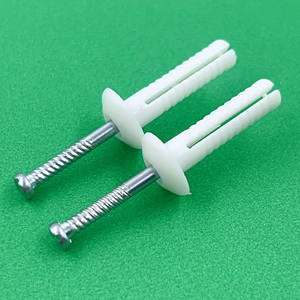 亜鉛ネジ付きスロットヘッドとダイヤモンドテールナイロンアンカーを備えたハンマードライブナイロンプラスチック固定拡張アンカー - Product Image 2