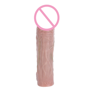 SXXYペニススリーブコックリング精液ロック陰茎拡大器具男性用セックストイソフトコックリング陰茎拡大ペニススリーブ再利用可能コンドーム - Product Image 4