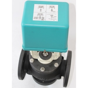 Vanne électrique bidirectionnelle avec actionneur, raccord à bride, 220V AC, 1,6 MPa, vanne de régulation pour usage industriel - Product Image 1