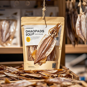 Imballaggi di calamari essiccati in carta artigianale di alta qualità stampati su misura per uso alimentare a prova di odore sacchetti di mylar - Product Image 3