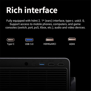 Projecteur laser tricolore 4K Dangbei S7 Ultra Max 5800 CVIA Lumens, refroidissement liquide, Dolby Audio, HDR10, 3D pour systèmes de cinéma maison - Product Image 6