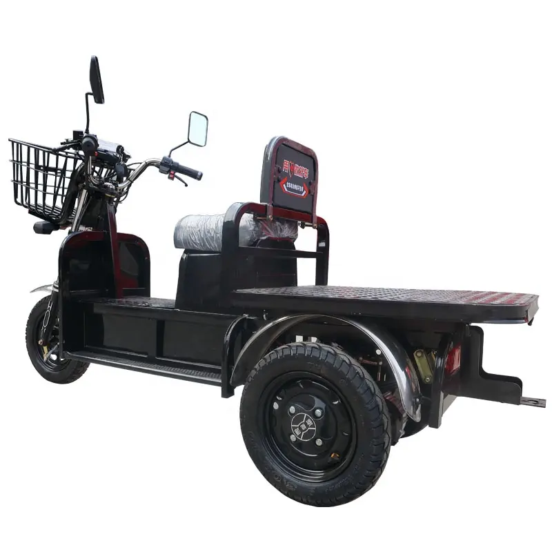 HuanSheng miglior prezzo triciclo elettrico di trasporto auto Mini triciclo 3 ruote di carico triciclo adulto corpo aperto per passeggero