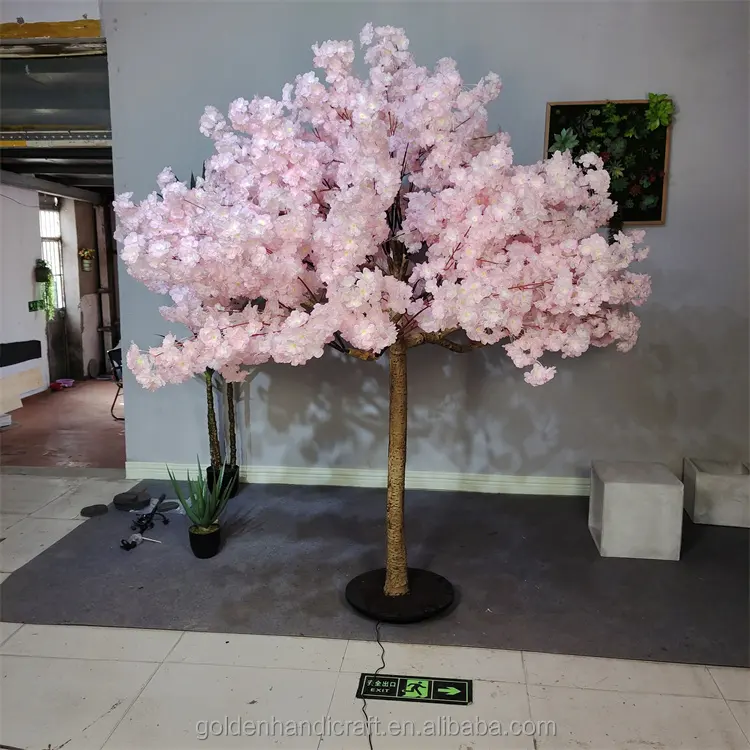 QSLH Ti164 인공 나무 벚꽃 2m 벚꽃 나무 아치 웨딩 레스토랑 인공 꽃 나무