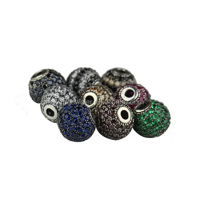 Loose Beads Micro Pave, Zirconia Diamond Pave Bead Landing Wholesale Beads For Jewelry Making/