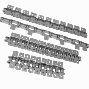 Cadena transportadora con accesorio estándar DIN ANSI 10A 12A 20A Cadena de rodillos de acero con accesorio K1 <span class=keywords><strong>K2</strong></span> - Product Image 1