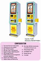 Machine d'échange de pièces intelligente personnalisée en métal, échange automatique de tickets pour jeux d'arcade à monnayeur