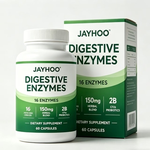 <span class=keywords><strong>Enzymes</strong></span> <span class=keywords><strong>digestives</strong></span> OEM/ODM (60 capsules) pour les <span class=keywords><strong>ballonnements</strong></span> et la digestion – Complément alimentaire pour la santé intestinale et digestive - Product Image 1