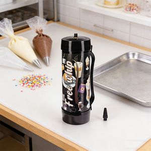 Oferta de vacaciones: Superventas 2100g de crema batida en aerosol sin gas, herramientas de repostería, utensilios de cocina, bombona de gas, crema de lujo - Product Image 2