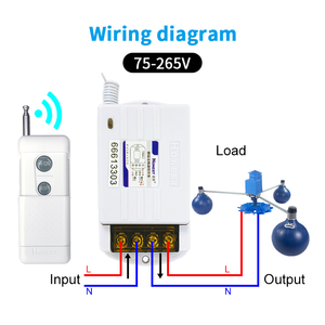 220 v1000m433mhz telecomando senza fili interruttore di controllo ad alta potenza pompe dell'acqua telecomando intelligente a lunga distanza - Product Image 5