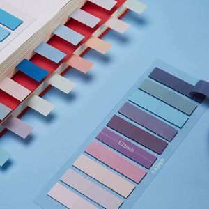 แท็บอินเด็กซ์หลากสี แท็บอินเด็กซ์ใสแบบมีกาว แท็บอินเด็กซ์ใสสำหรับสำนักงาน ชุดแท็บอินเด็กซ์ใส อุปกรณ์เครื่องเขียน กระดาษโน้ตแบบมีกาว - Product Image 2