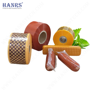 2025 Kosher HANRUISI <span class=keywords><strong>Film</strong></span> barrière PE de qualité alimentaire pour boyaux de saucisses, haute résistance à la traction, souplesse, imprimé, fumé - Product Image 2