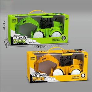 Excavadora eléctrica para niños, <span class=keywords><strong>juguete</strong></span> con luz Flash, música, rotación <span class=keywords><strong>de</strong></span> coche, vehículo <span class=keywords><strong>de</strong></span> ingeniería Universal, camión <span class=keywords><strong>de</strong></span> <span class=keywords><strong>juguete</strong></span> - Product Image 5