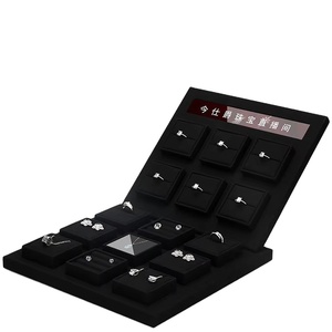 Bandeja de exhibición de joyería Jinsky Live Stream para almacenamiento de colgantes de pendientes de anillo y Mostrador de Expositor de tienda - Product Image 4