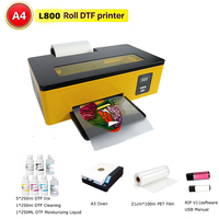 Imprimante DTF A4 pour Epson L800, impression directe sur film, imprimante DTF pour vêtements, t-shirts, machine d'impression DTF