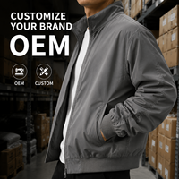 Blouson Bomber Court Américain pour Homme – Col Montant, Triple Protection, Style Coach, Vêtement de Travail Matelassé, Moto, Baseball, Streetwear – Collection Automne/Hiver