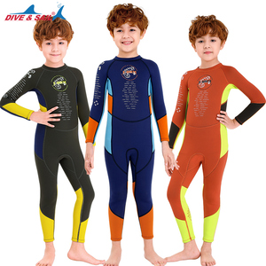 Nuevo <span class=keywords><strong>Traje</strong></span> de Buceo para Niños, <span class=keywords><strong>Neopreno</strong></span> de 2.5mm, <span class=keywords><strong>Traje</strong></span> de Baño Completo para Niños, <span class=keywords><strong>Traje</strong></span> de Buceo para Snorkel y Surf - Product Image 6