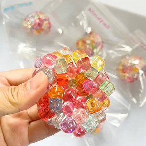 Wholesale Crunchy <b>Squishy</b> Balls Ice Beads Stress Relief Toy Super Soft Sensory Fidget Toys for Kids Adults - Product Image 4