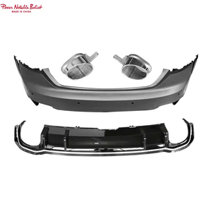 Parachoques Trasero Estilo RS5 en Negro Brillante para Audi A5 2017-2019 A5 S5 B9, Material ABS, Nuevo, Alta Calidad, 100% Compatible, Mejora para el Automóvil - Product Image 2