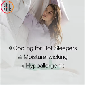 Juego de Funda Nórdica de Bambú Lyocell ShiSilk 100% Tejido Simple, Tamaño King <span class=keywords><strong>Vermont</strong></span> 144*130, Orgánico, Refrescante, Transpirable, 300 Hilos, Ecológico, para Bodas - Product Image 4