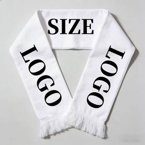 Écharpes de supporter de football en satin tricoté non tissé avec logo personnalisé YFWholesale (avec franges) Impression numérique Promotionnelle pour entreprises - Product Image 4