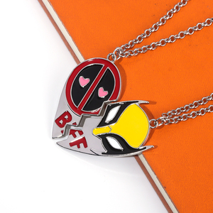 Collana con Ciondolo <span class=keywords><strong>Deadpool</strong></span> e Wolverine 3 James Ryan Reynolds 2024, Gioielli Choker, Collana Wolverine 3 - Product Image 3