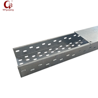 Plateaux de câblage perforés galvanisés à chaud, plateaux de gestion des câbles métalliques pour projets de câblage électrique 500*200*3.0mm